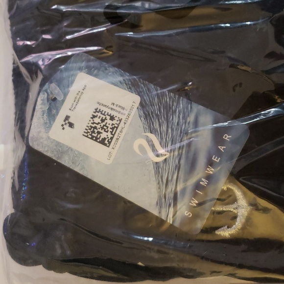 BRISIRA Compression Liner 5 Inch Inseam Swim Trunks in Black w Anchors Size M - Picture 6 of 10